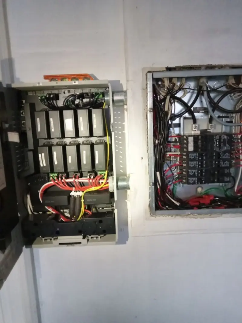 Electrical panel upgrade completed for Carbon Monoxide Detector Installation in South Harrison